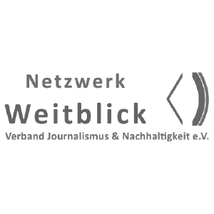 Netzwerk Weitblick Logo; Verband Journalismus & Nachhaltigkeit