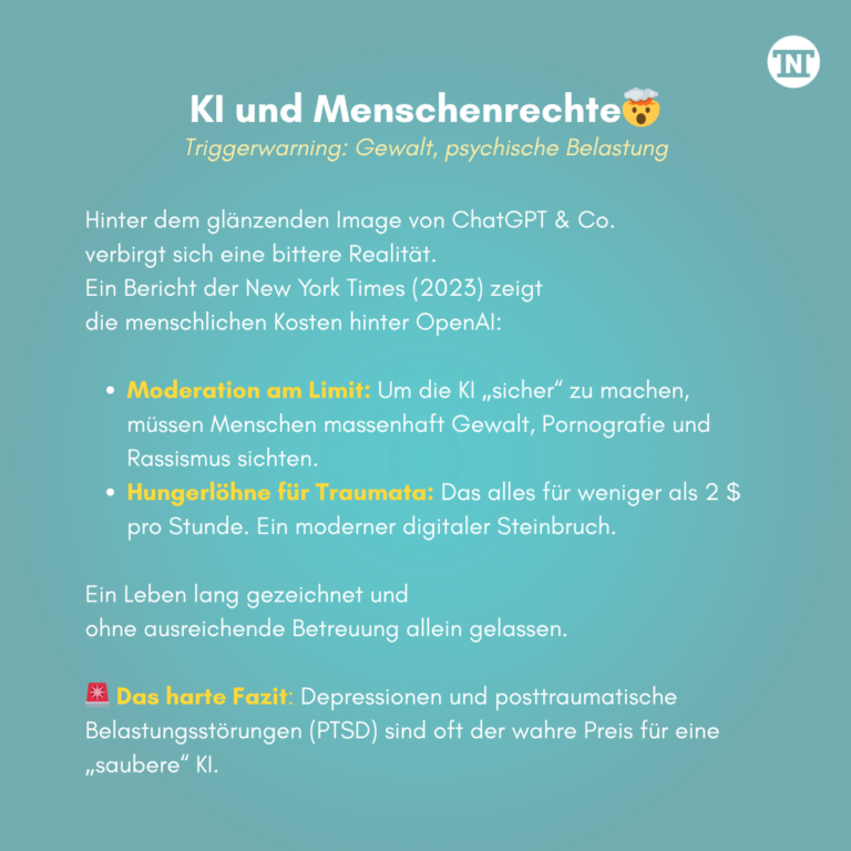 Depressionen und PTSD wegen KI