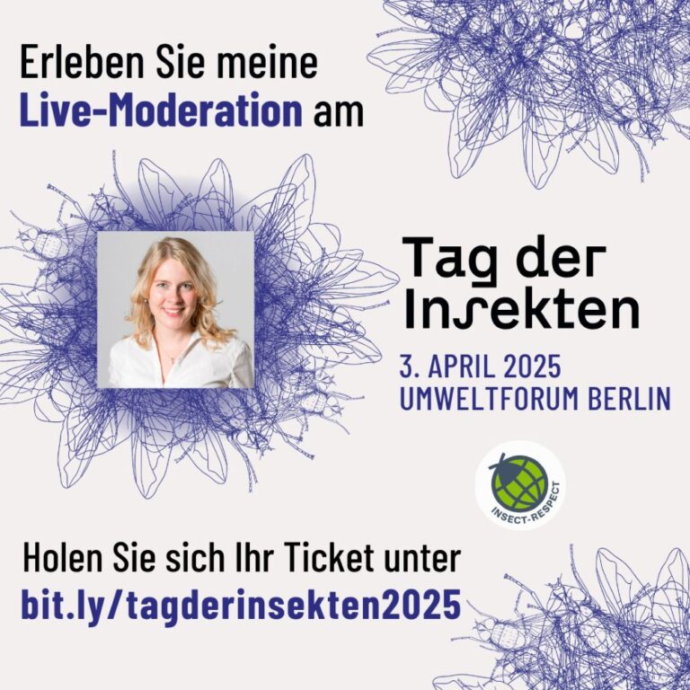 INSECT-RESPECT: Tag der Insekten 2025 – From Asphalt to Life - Tina Teucher