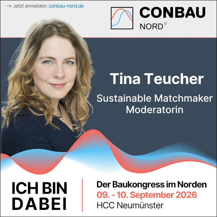 CONBAU Nord Einladung und Tina Teucher