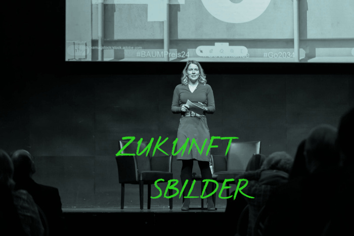 BAUM-Preisverleihung 2024 - Tina Teucher moderiert die Veranstaltung
