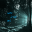 Sonne scheint durch Bäume. Text auf Bild: GOO D NE WS