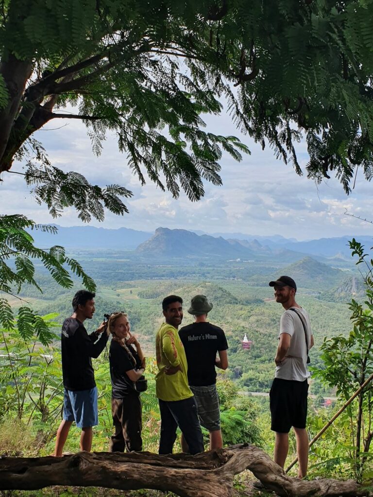volunteers and employees of OurLand, Thailand; biodiversity hotspot