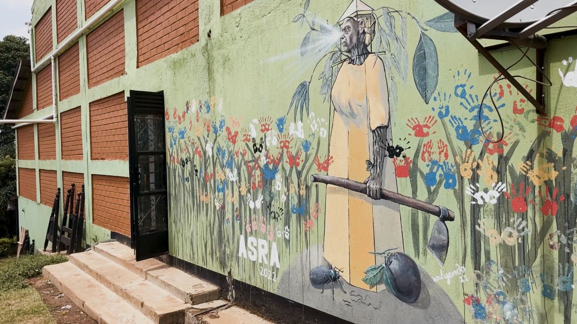 SINA Social Innovation Center; GenR Reise Uganda 2024; Graffiti