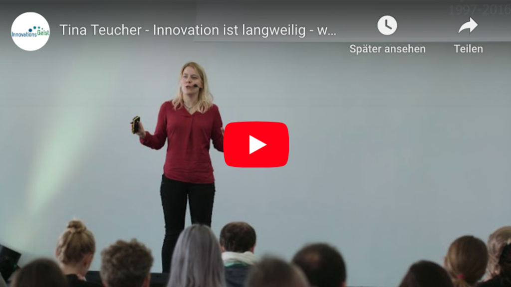 Tina Teucher Act for SDGs Changemakertraining Video LMU InnovationsGeist Innovation ist langweilig