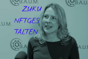 Tina Teucher bei B.A.U.M.-Jahrestagung; Moderatorin; Interview Generation Restoration