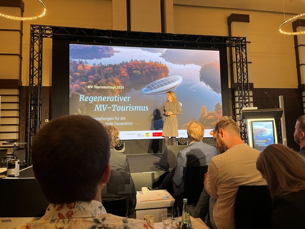 MV Tourismustage 2024 - regenerativer Tourismus; Tina Teucher Keynote