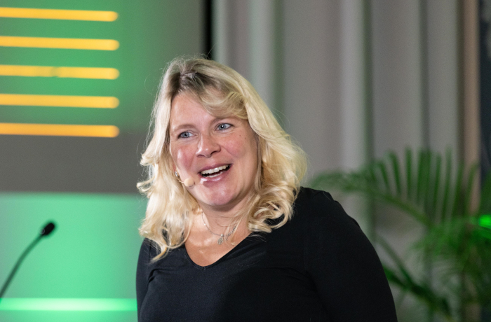 Tina Teucher Vortrag bei der EcoVadis World Tour 2026 in Frankfurt am Main - CC Sophie Schüler