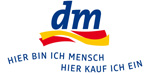 dm drogerie markt logo; Hier bin ich Mensch, hier kauf ich ein.