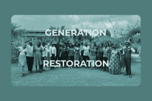 Generation Restoration: Teilnehmende beim live-Roundtable im Jahr 2024 in Uganda.