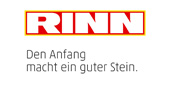 Rinn Logo; Den Anfang macht ein guter Stein.